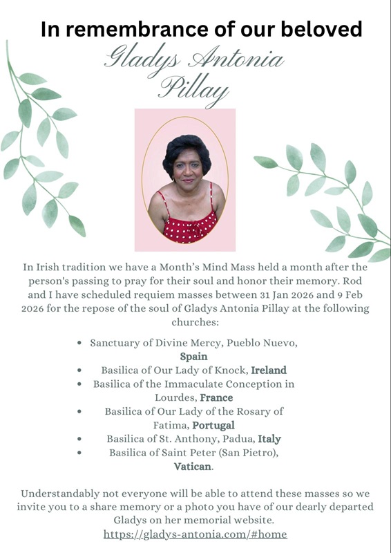 Portrait of Gladys Antonia Pillay